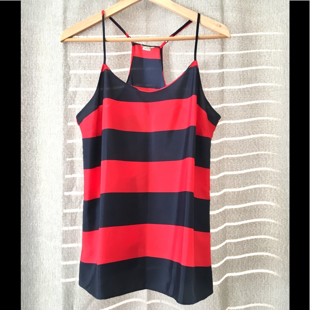 J Crew Factory Stripe Racerback Cami